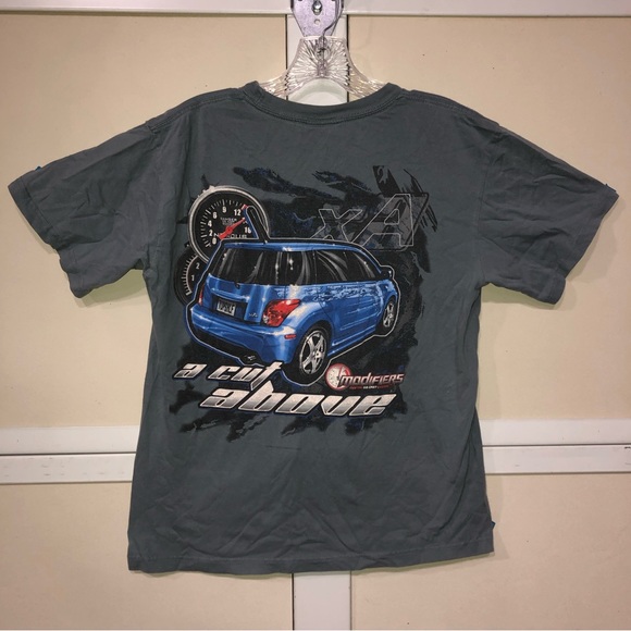 #1289 KJM enterprises vintage modifiers T-shirt, a cut above boys extra large - Picture 1 of 8